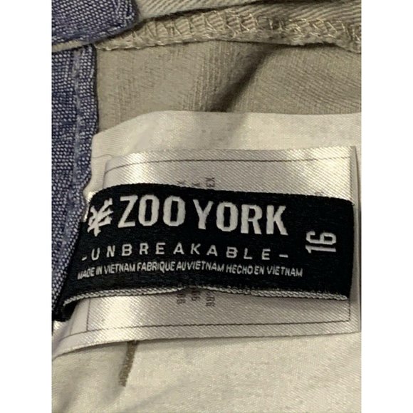 Zoo York tan jeans sz 16 boys, Excellent condition - Picture 8 of 9